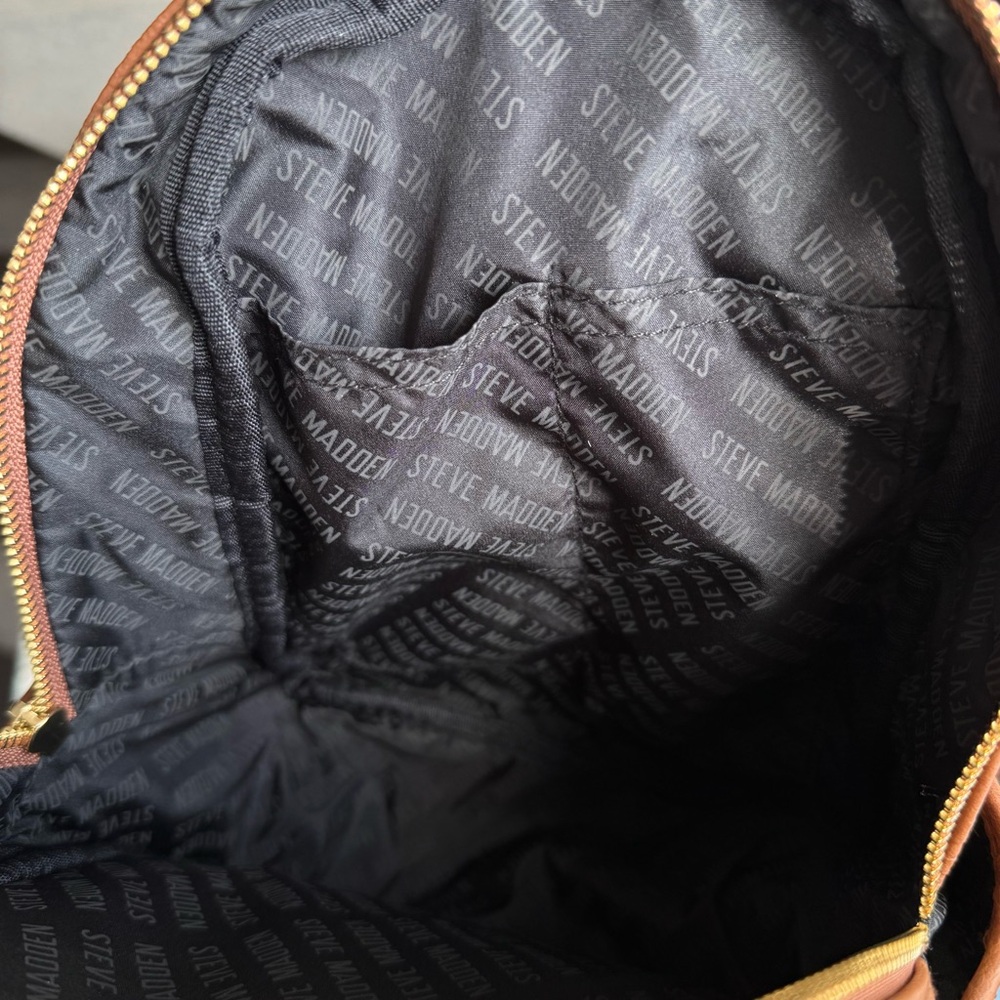 Steve Madden Tan Textured Mini Backpack - Picture 13 of 15